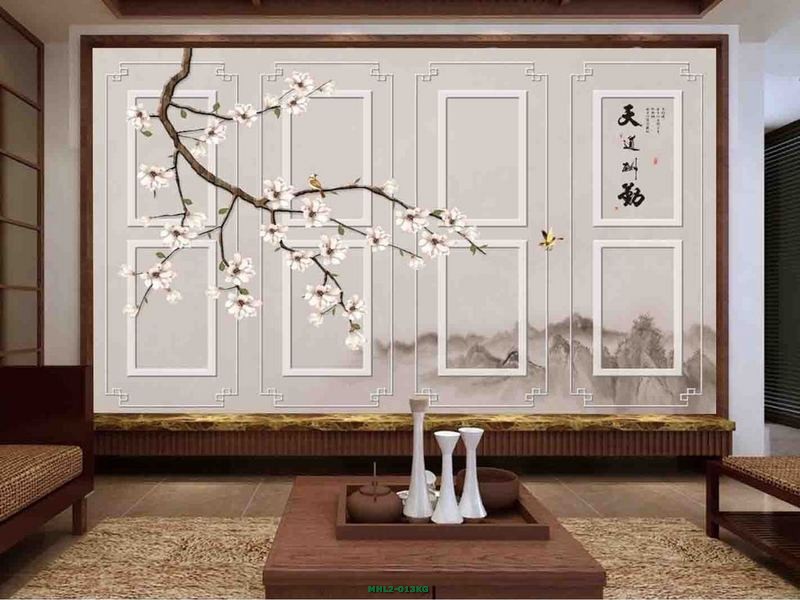 Cành hoa mộc lan MHL2-013KG